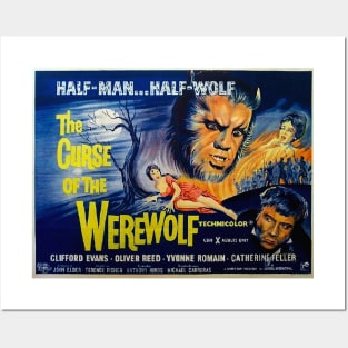 curse of the werewolf Posters and Art